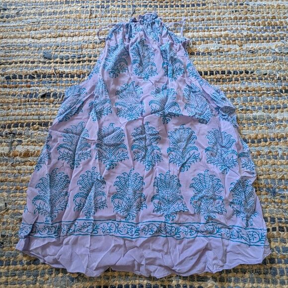 HD in Paris Purple Silk Tank 0P Anthropologie European Summer Cami Lavender - Picture 7 of 7